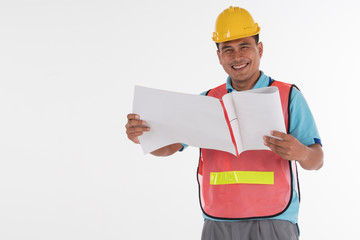 Foreman on a white background