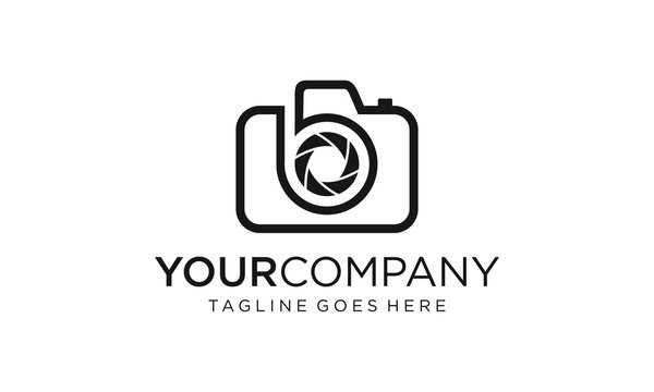 Creative camera for photography logo ideas