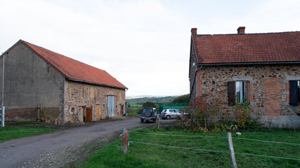 Former country farm in Burgundy, France © sissoupitch