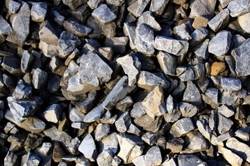 Nahaufnahme von Schotter als Hintergrundbild