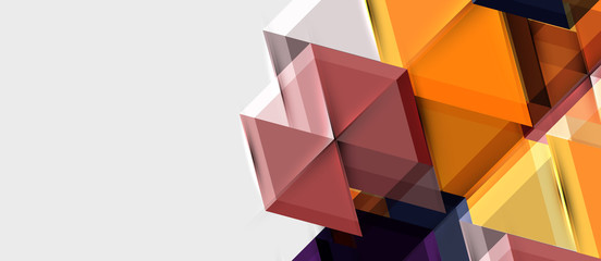 Hexagon abstract background, geometrical modern template