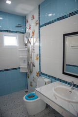 interior of modern bathroom