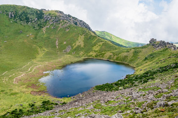 mountain halla lake