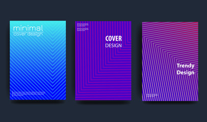 Covers with minimal design. Cool geometric backgrounds for your design. Applicable for Banners, Placards, Posters, Flyers etc. Eps10 vector template.