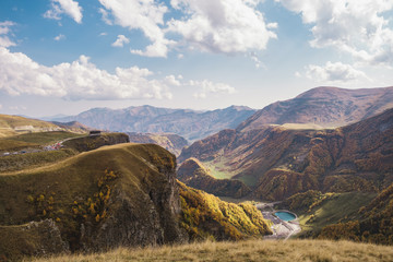 landscape in the mountains