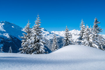 Winter in den Bergen