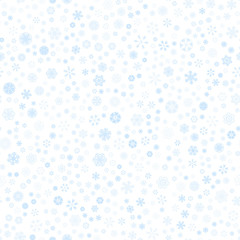 vector winter snow light seamless pattern