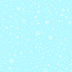 vector winter snow light seamless pattern