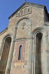 Svetitskhoveli Cathedral Back Wall Detail Portrait, Mtskheta, Georgia