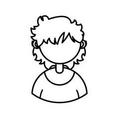 woman female icon , people line style