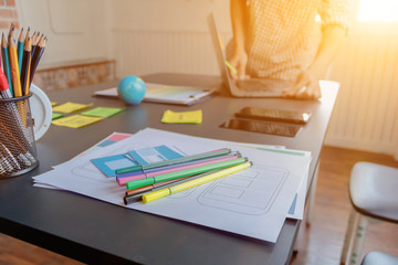 Smooth Focus,A group of web designers are working together to develop a mobile responsive website...