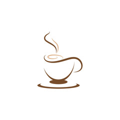 Coffee cup Logo Template vector icon