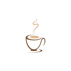 Coffee cup Logo Template vector icon