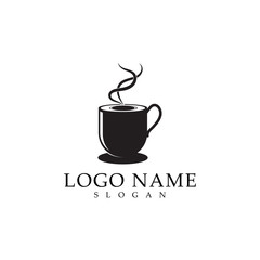 Coffee cup Logo Template vector icon