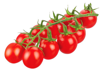 Tomato isolated on white background with clipping path