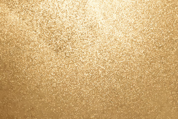 Goldfarbe des strukturierten Hintergrundes des Glitters (Vektor)