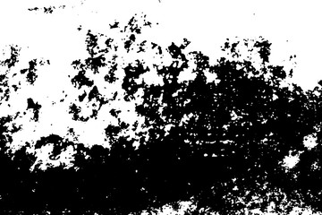 Grunge black and white texture background (Vector). Use for decoration, aging or old layer