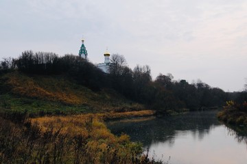 Old church on the river