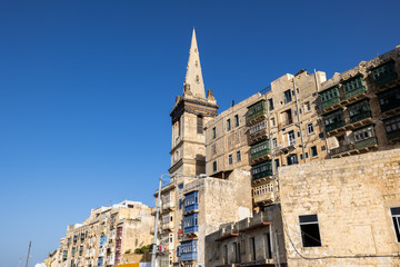 Old City of Valletta in Malta