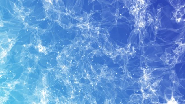 Waving Soft Magic Clean Cloth Wool Curtain  4k background and bokeh particles flow hi tech slowly backdrop. For your (DVD, text, title,advertisement, tv show, music show, opener) projects.