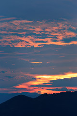 Lever de soleil sur les Vosges