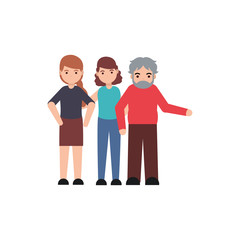 people member family flat image