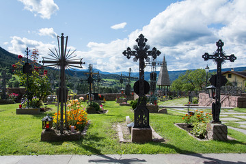 Friedhof in Seis am Schlern