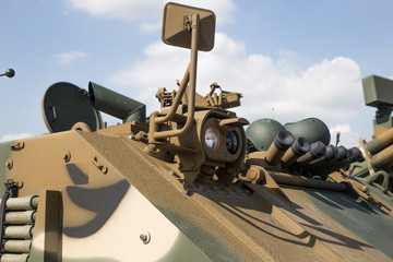 Self-propelled anti-aircraft missile system. short-range missile set