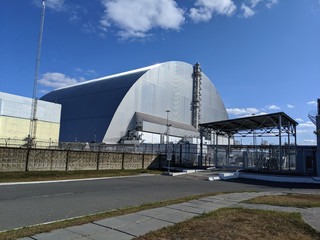 Fototapeta na wymiar Chernobyl/Pripyat - New Safe Containment entrance