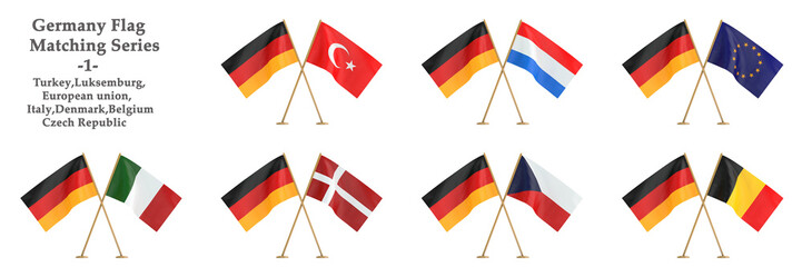 Germany Flag Matching Series 1