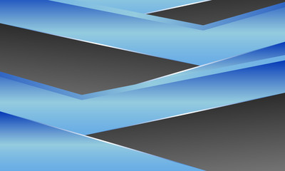 light blue metallic triangle overlap white background 