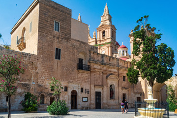 Fototapeta na wymiar Mellieha Parish Church, mellieha, Malta
