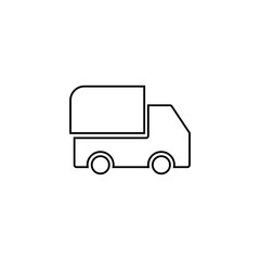 Truck icon. Transport symbol. Logo design element