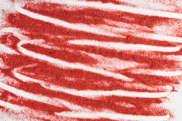 Abstract texture. A red glitter background