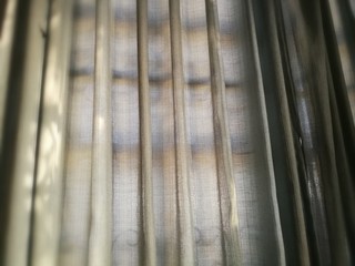 Obraz premium Full frame shot of transparent curtain background