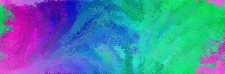 abstract seamless pattern brush painted texture with light sea green, medium orchid and dark slate blue color. can be used as wallpaper, texture or fabric fashion printing