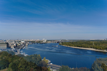 Fototapeta premium Kiev skyline