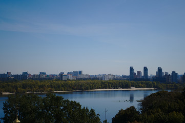 Skyline in Kiev, Ukraine