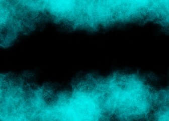 Obraz premium Two blue stripes on black background