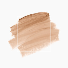 Logo brush painted watercolor background vector. Perfect design for headline and sale banner. 