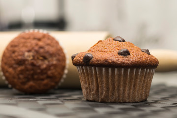 Muffins de chocolate 