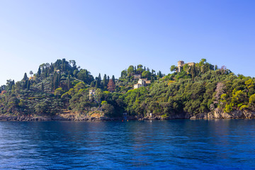 Seaside villas near Portofino in Italy