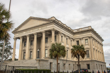 Fototapeta premium United States Custom House in Charleston