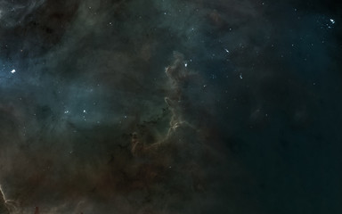 Fototapeta na wymiar Cosmic landscape, nebulae, star clusters. Science fiction. Elements of this image furnished by NASA