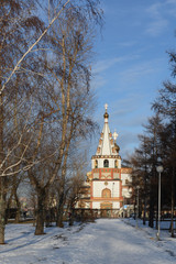 Cathedral of the Epiphany in Irkutsk, Russia