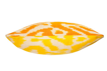 colored Pillow isolated on White Background