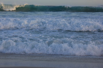 beach with beautiful waves close up, Torbay Inlet Australia, West Coast, Down under