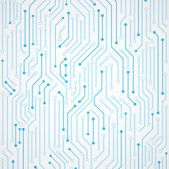 Abstract Technology Background , blue circuit board pattern