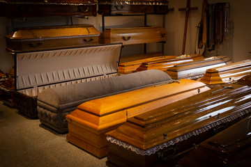 Funeral home with new modern like retro Chesterfield