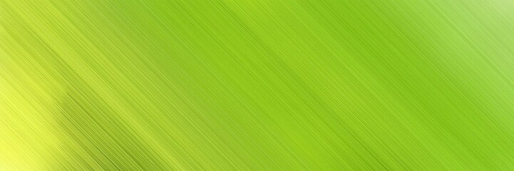 abstract colorful horizontal presentation banner background texture with diagonal lines and yellow green, khaki and dark khaki colors and space for text and image